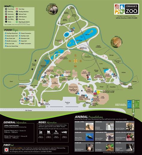 Map Of Henry Doorly Zoo